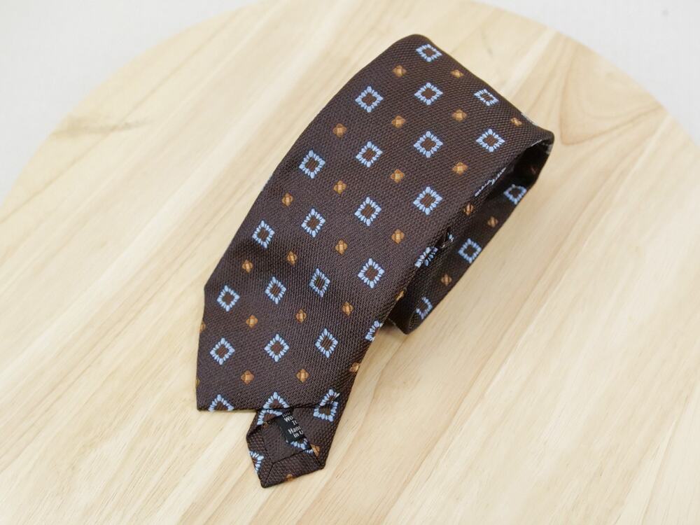 DAVID DONAHUE BROWN SILK MEN'S Neck Tie 60